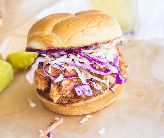 Grilled Buffalo Chicken Sliders – Grill Madness guilt_free_carolina_bbq_chicken_sliders-950x600